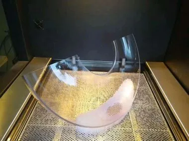 Klè Transparan Polycarbonate PC Prototype plastik pati ak Sèvis Enprime 3D